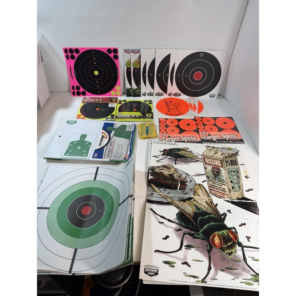 Birchwood Casey Shoot-N-C & Dirty Bird Sports Target Variety Lot, 144pc